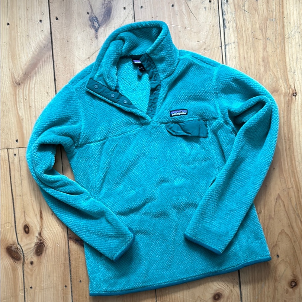 Patagonia Teal Pullover Fleece